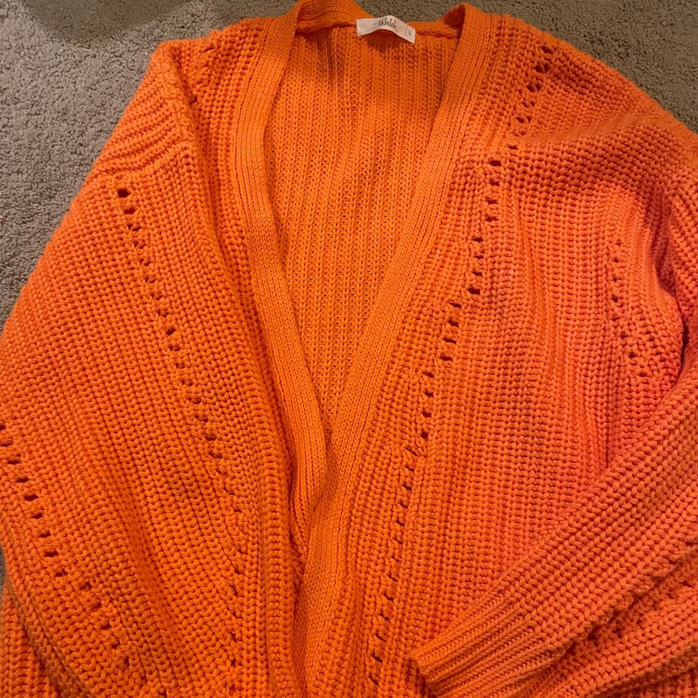 Talulah Orange Cardigan